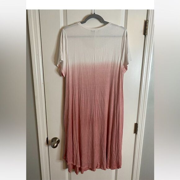 Lane Bryant Ombre T-Shirt Dress - Picture 4 of 4